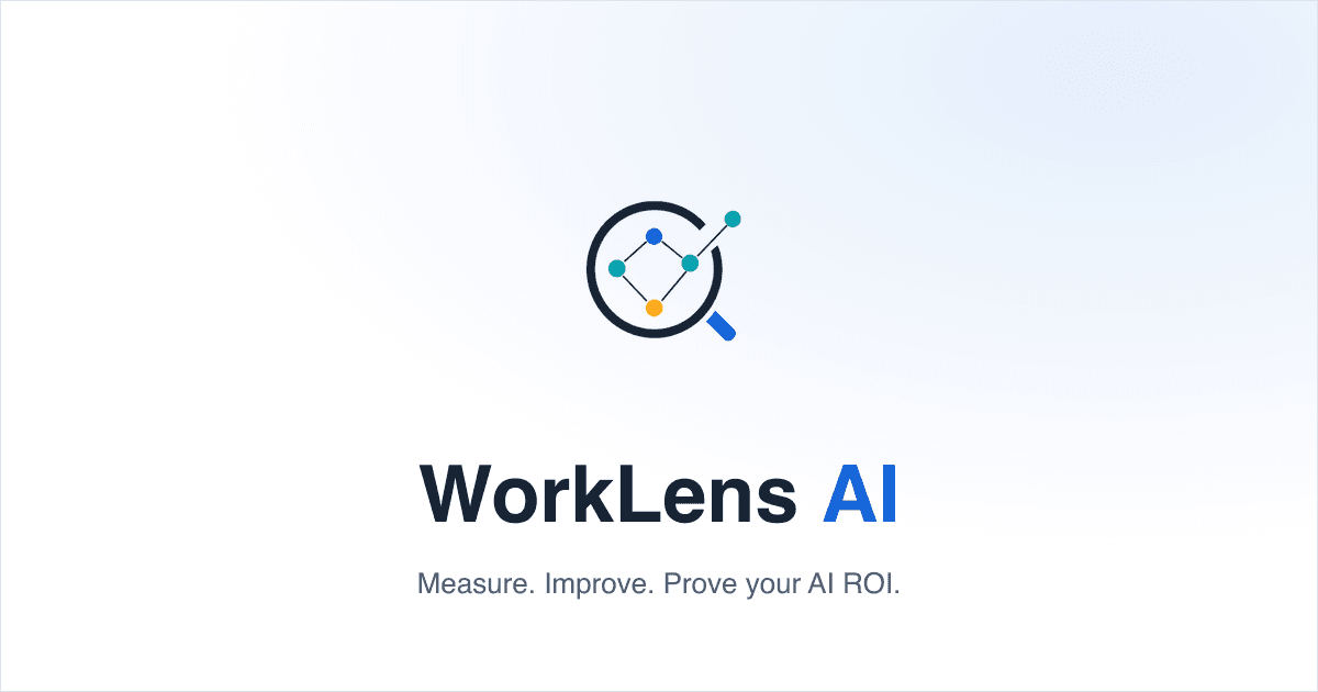 AIの投資対効果を、測って、直して、証明する。——実測型AI導入支援「WorkLens AI」を提供開始